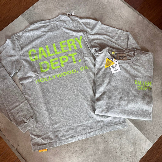 Gallery Dept Grey Souvenir Longsleeve T Shirt