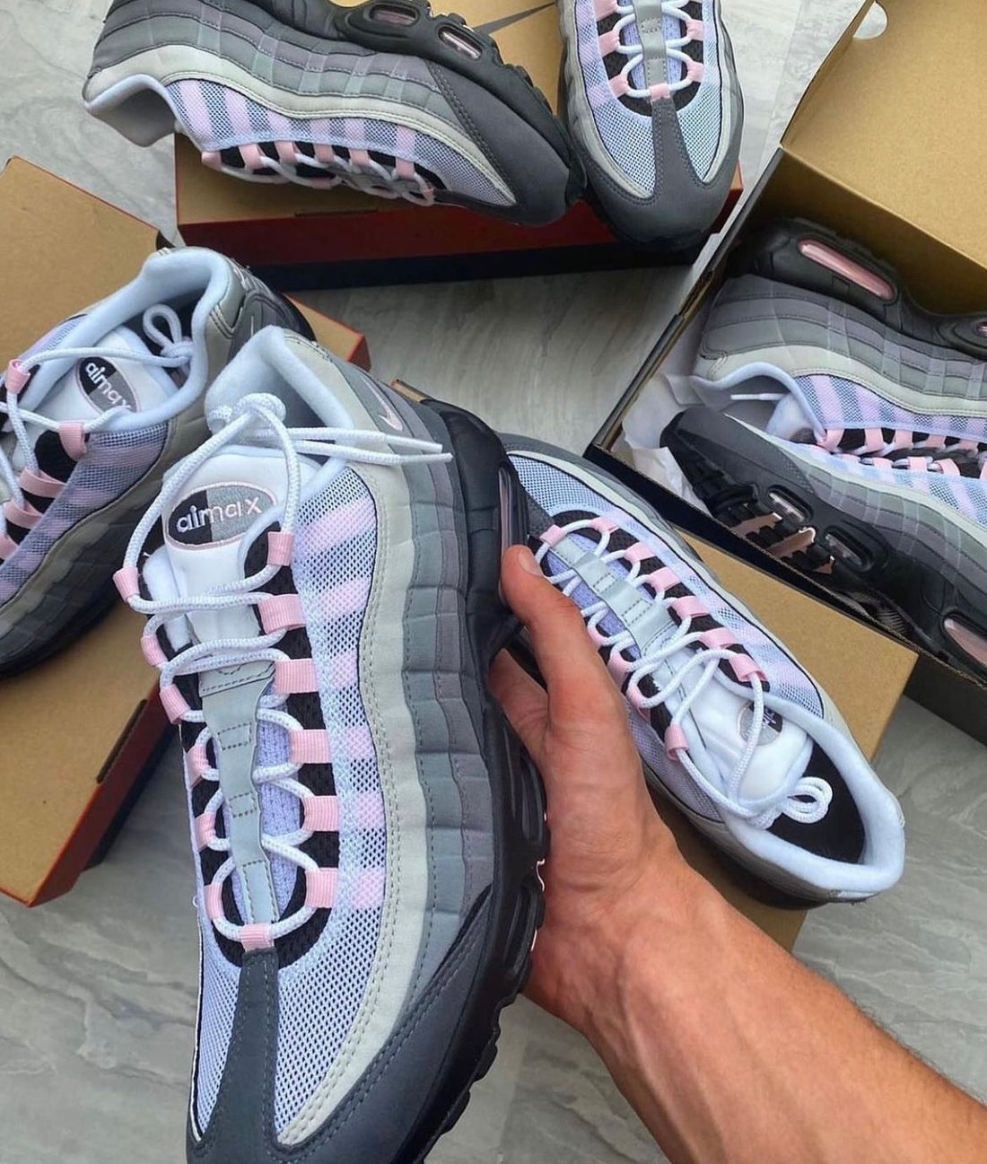 Nike Air Max 95 Pink Foam Trainers