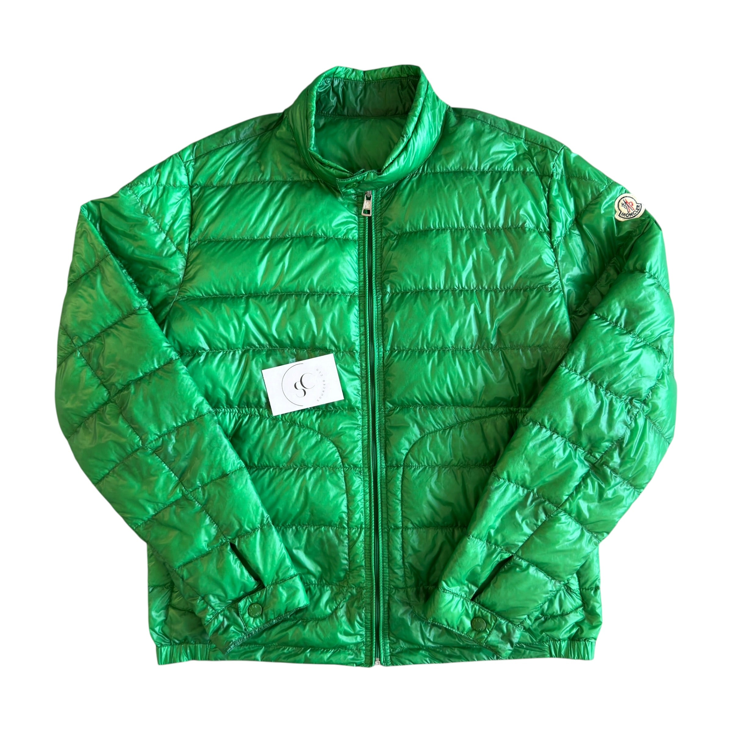 Moncler Green Acorus Down Jacket
