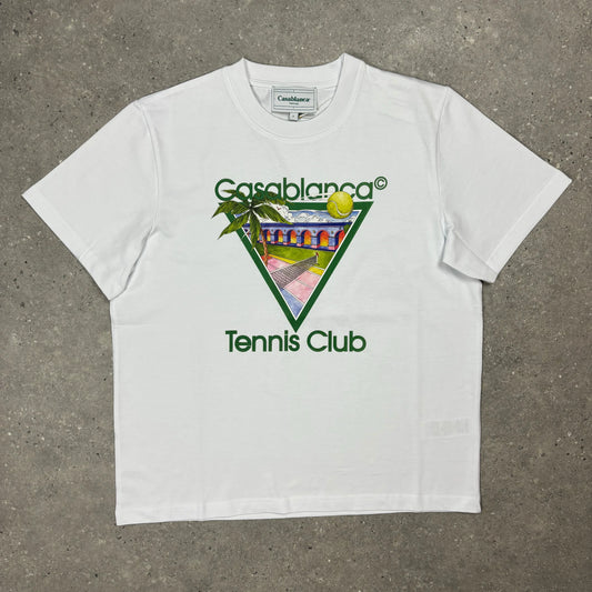 Casablanca Tennis Club White T Shirt