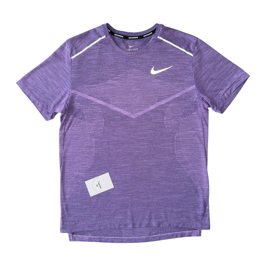 Nike Purple Tech Knit Miler T Shirt