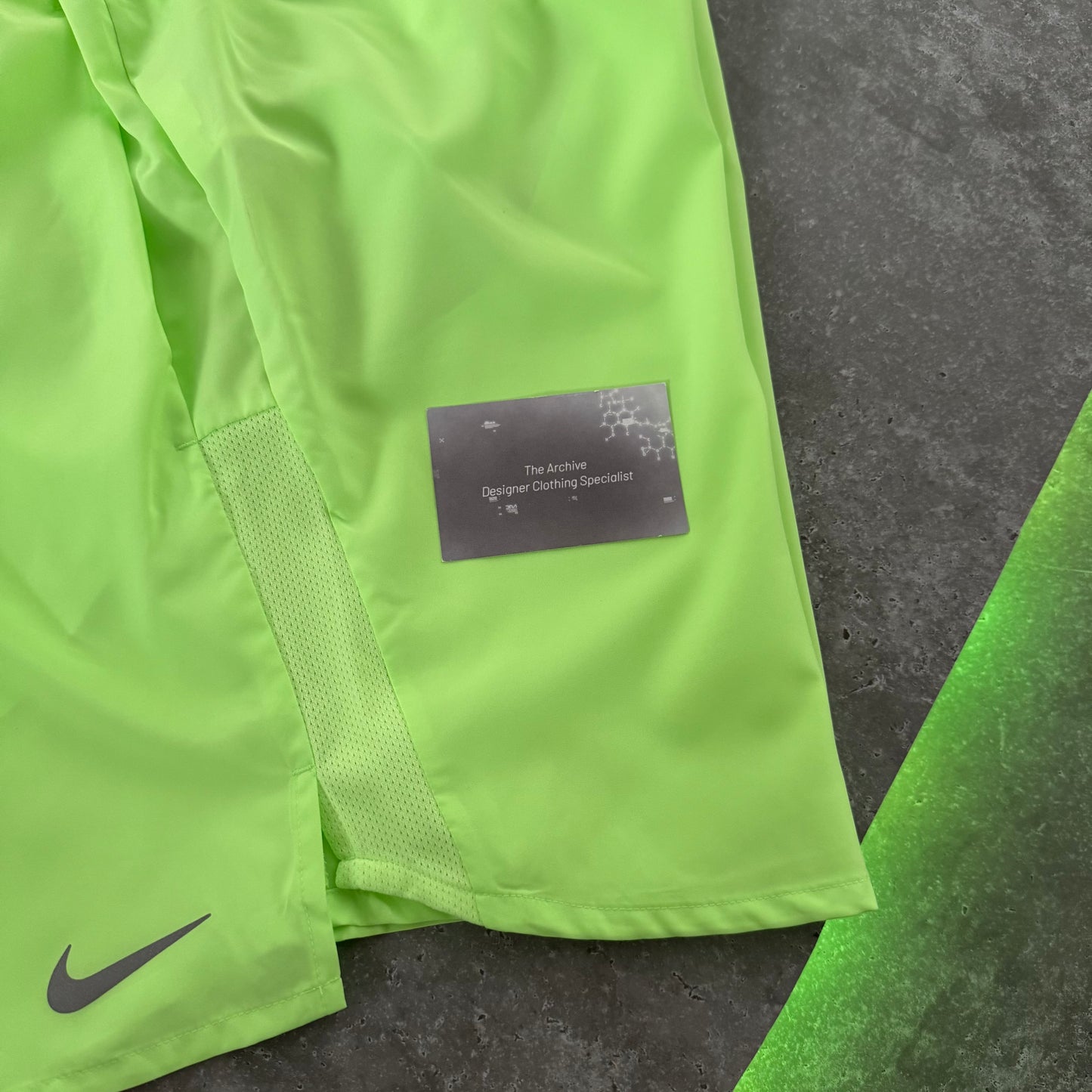 Nike Volt Green Challenger Shorts