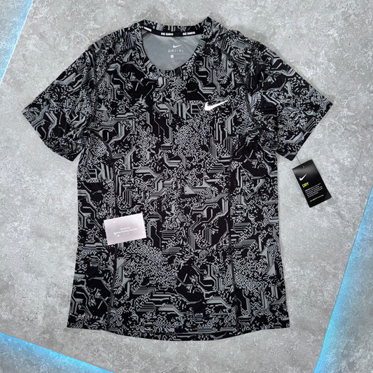 Nike Grey Digital Miler T Shirt
