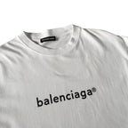 Balenciaga White Copyright T Shirt