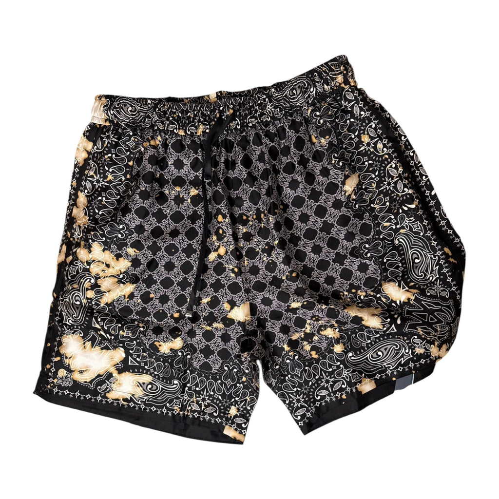 Amiri Bleach Bandana Bowling Shorts