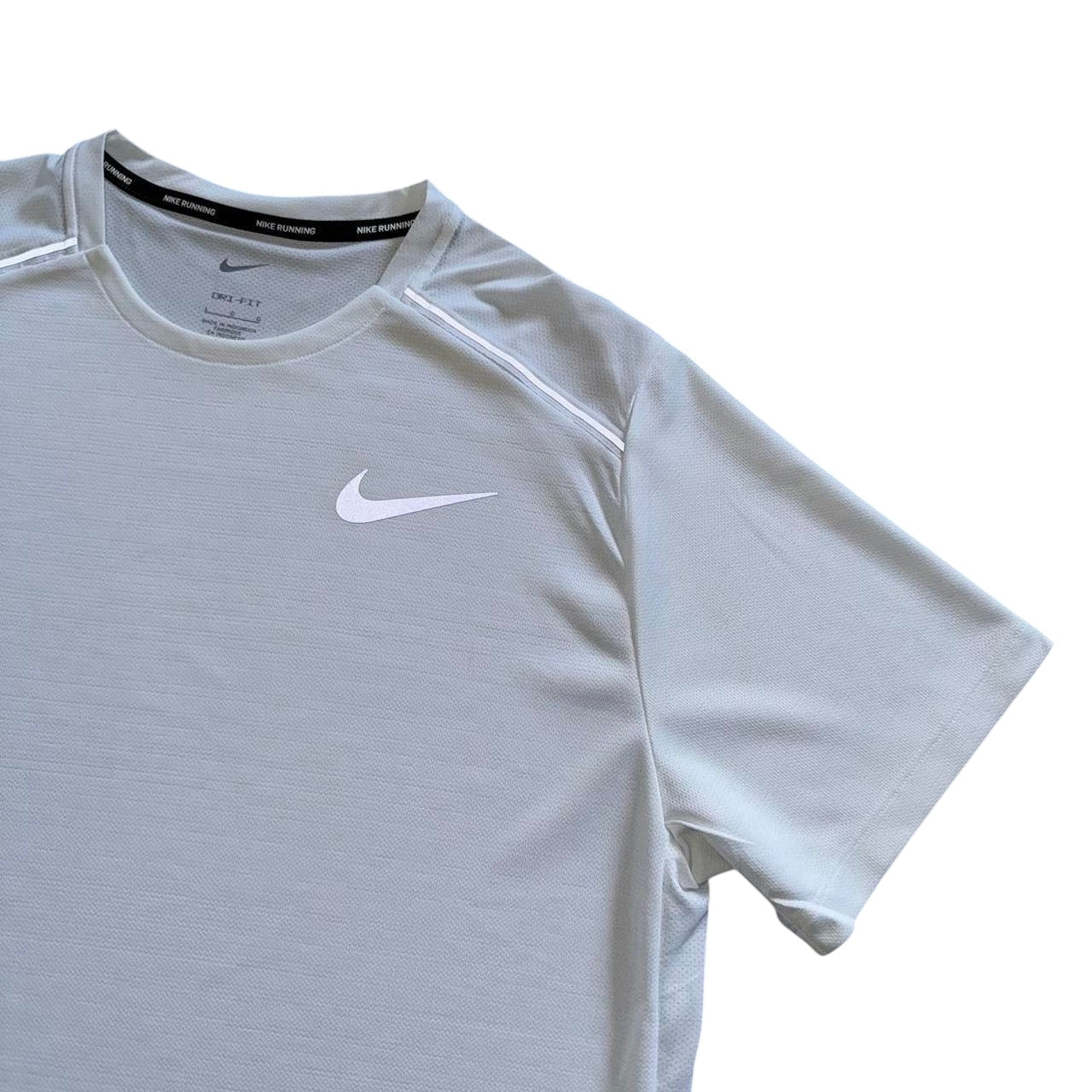 Nike White 1.0 Miler T Shirt