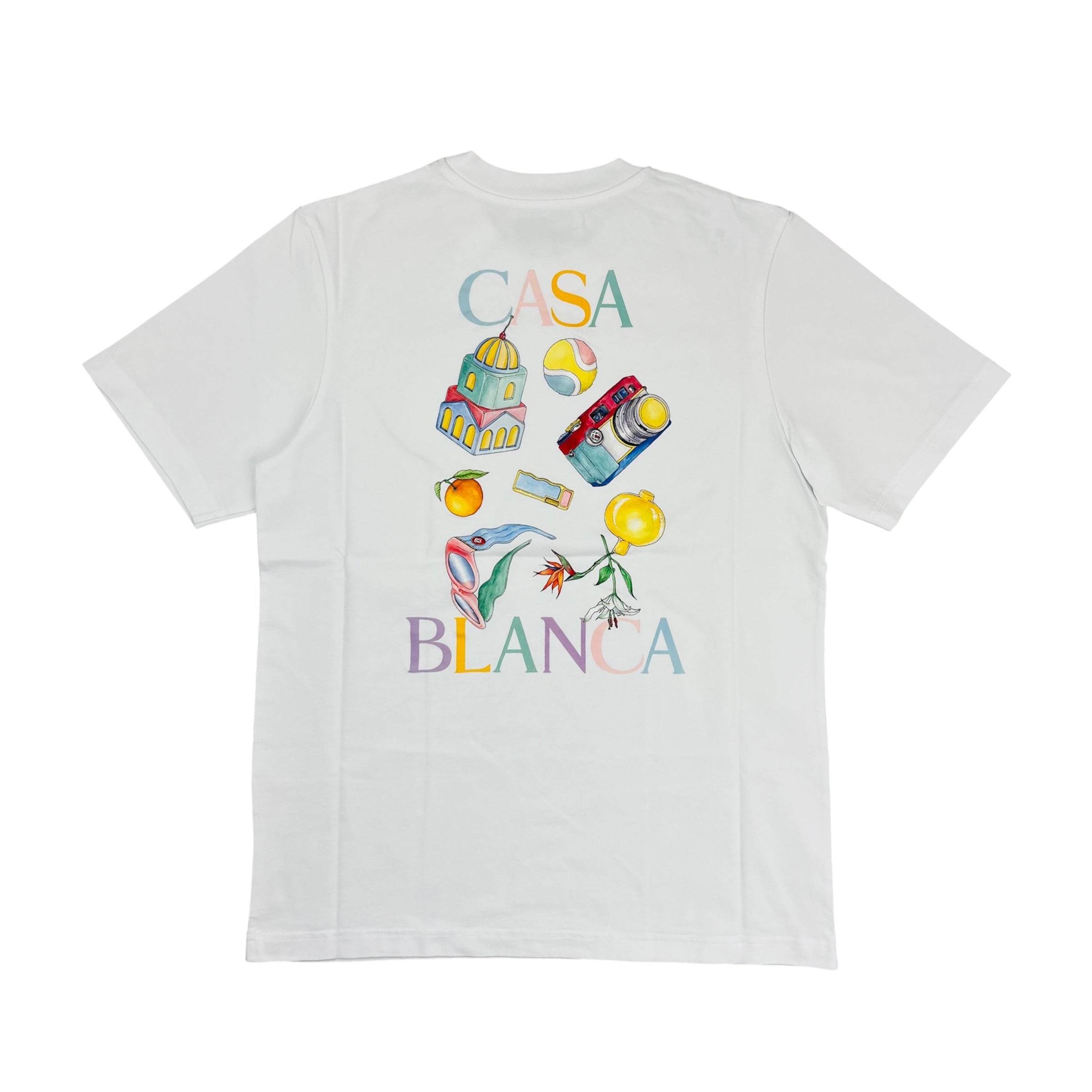 Casablanca Objects En Vrac White T Shirt