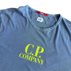 CP Company Blue Eclipse Logo T Shirt