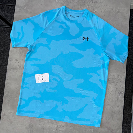 Under Armour Blue Camouflage T Shirt