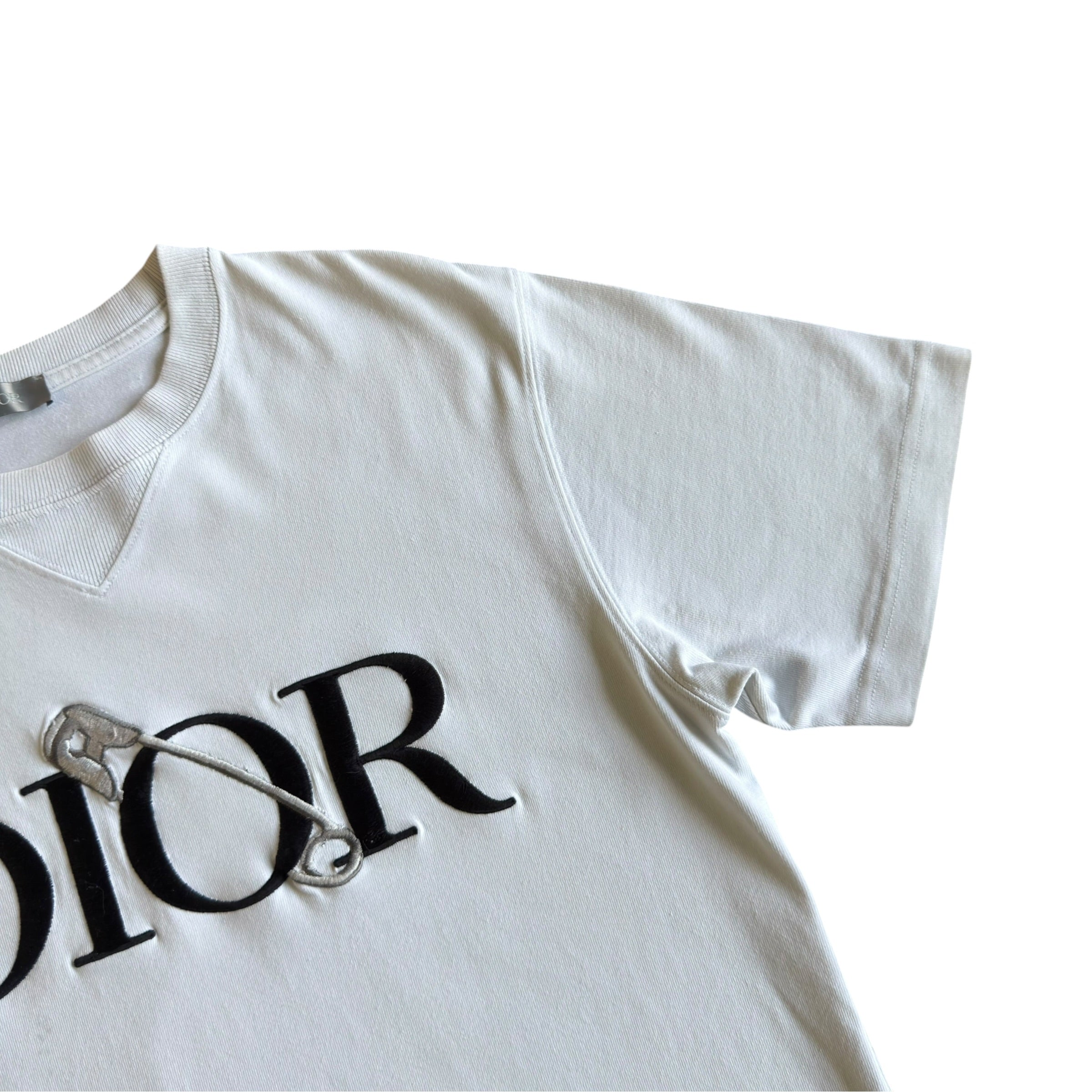 Dior x Judy Blame Pin Logo T Shirt
