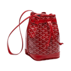Goyard Petit Flot Bucket Bag Red