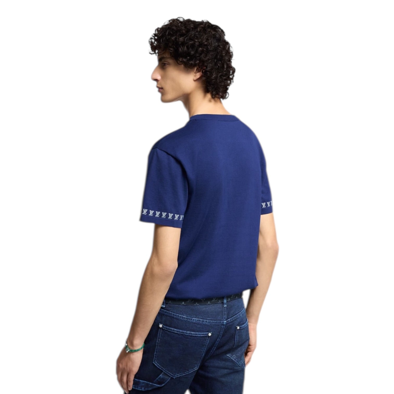 Louis Vuitton Indigo Blue Signature T Shirt
