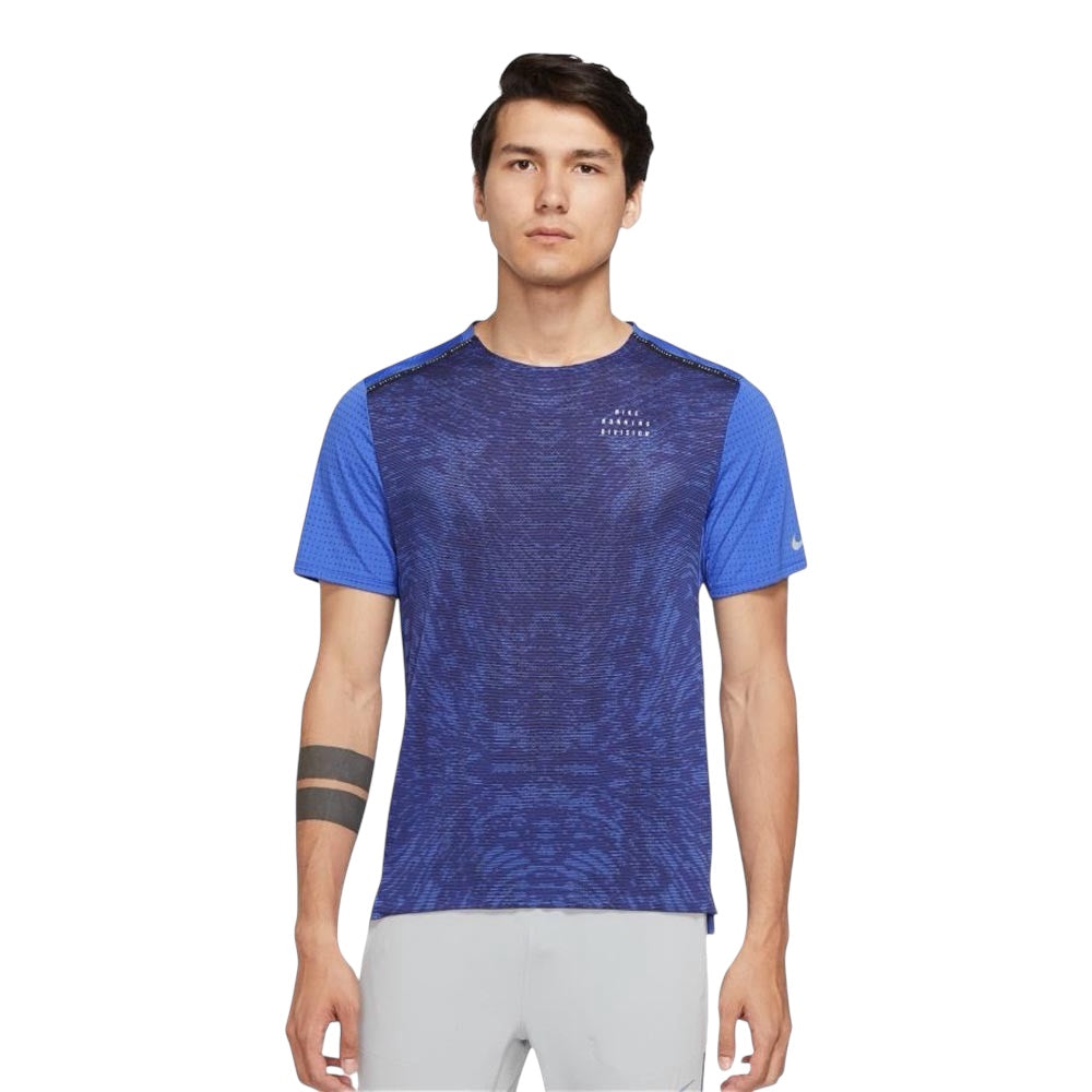 Nike Run Division Blue Digital T Shirt