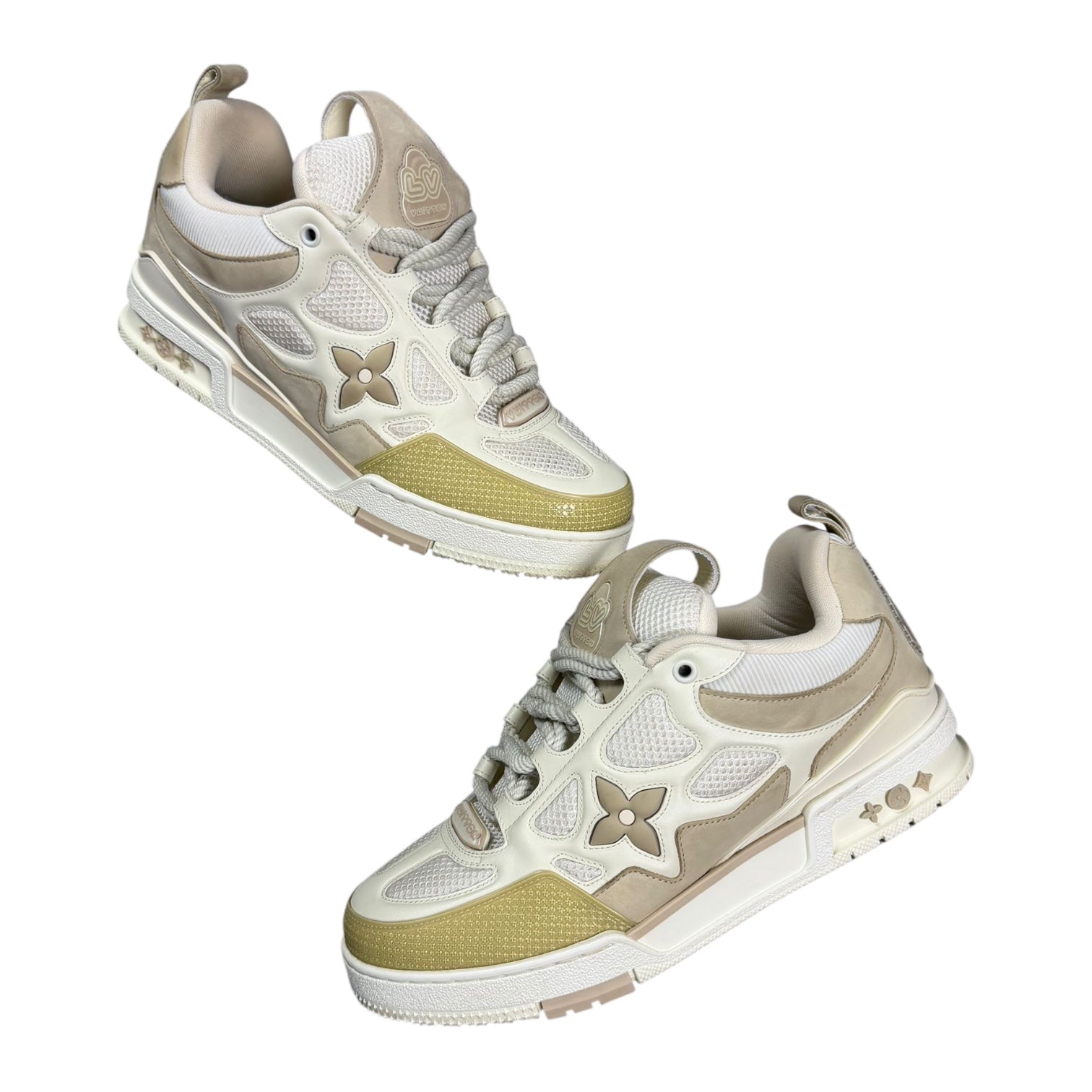 Louis Vuitton Beige Skate Trainers