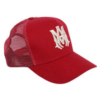 Amiri Red MA Logo Trucker Hat