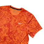 Nike Orange Digital Miler T Shirt