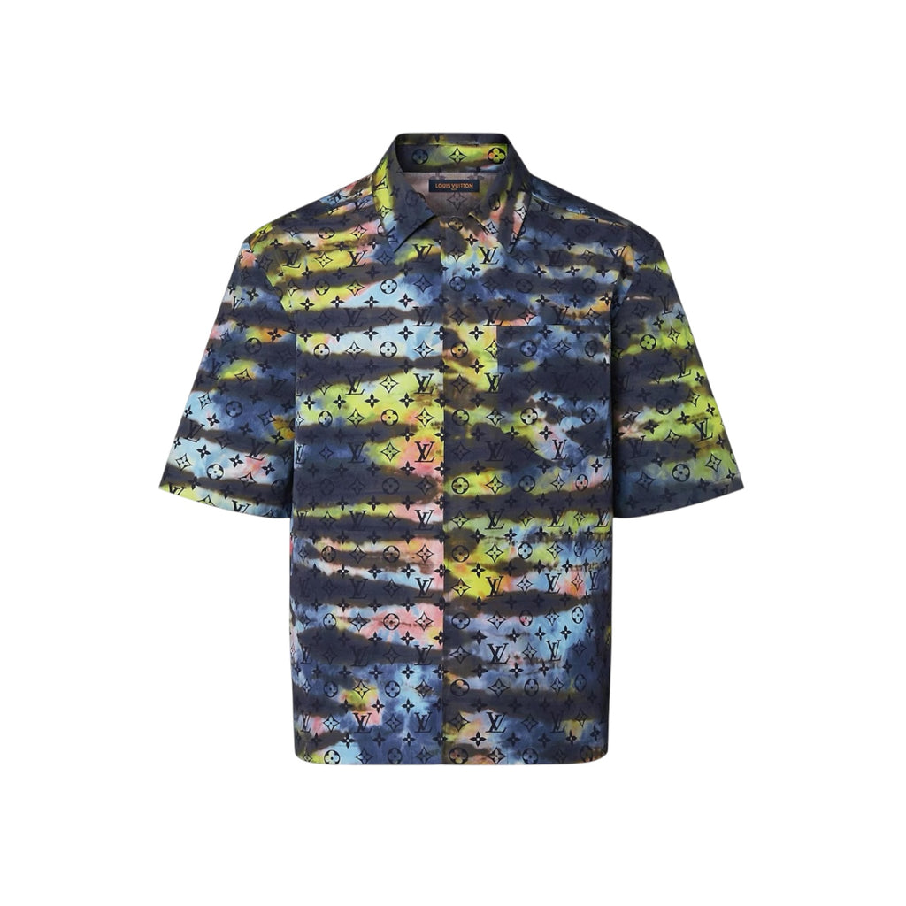 Louis Vuitton Multicolour Tie-Dye Camo Monogram Shirt