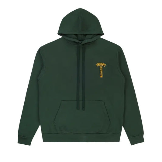 Chrome Hearts Green & Yellow T Bar Hoodie