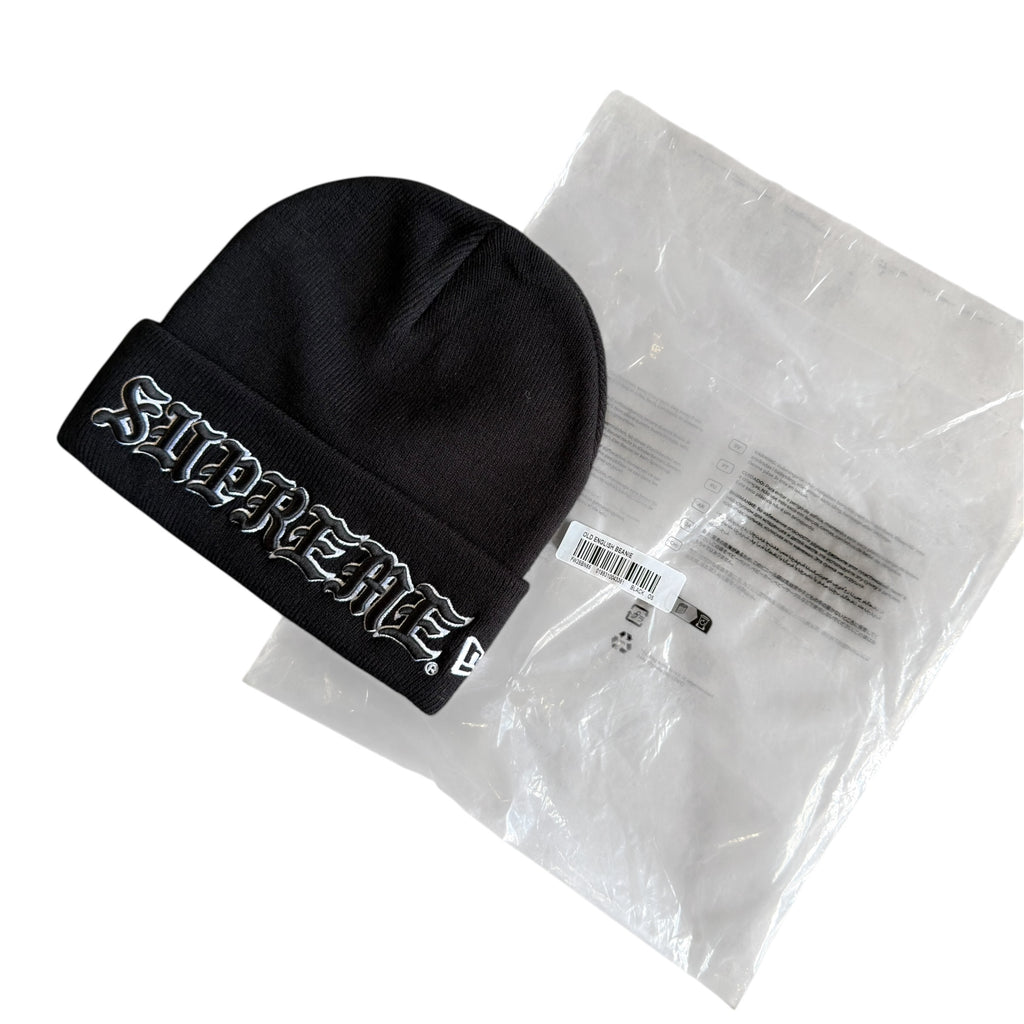Supreme x New Era FW25 Old English Beanie