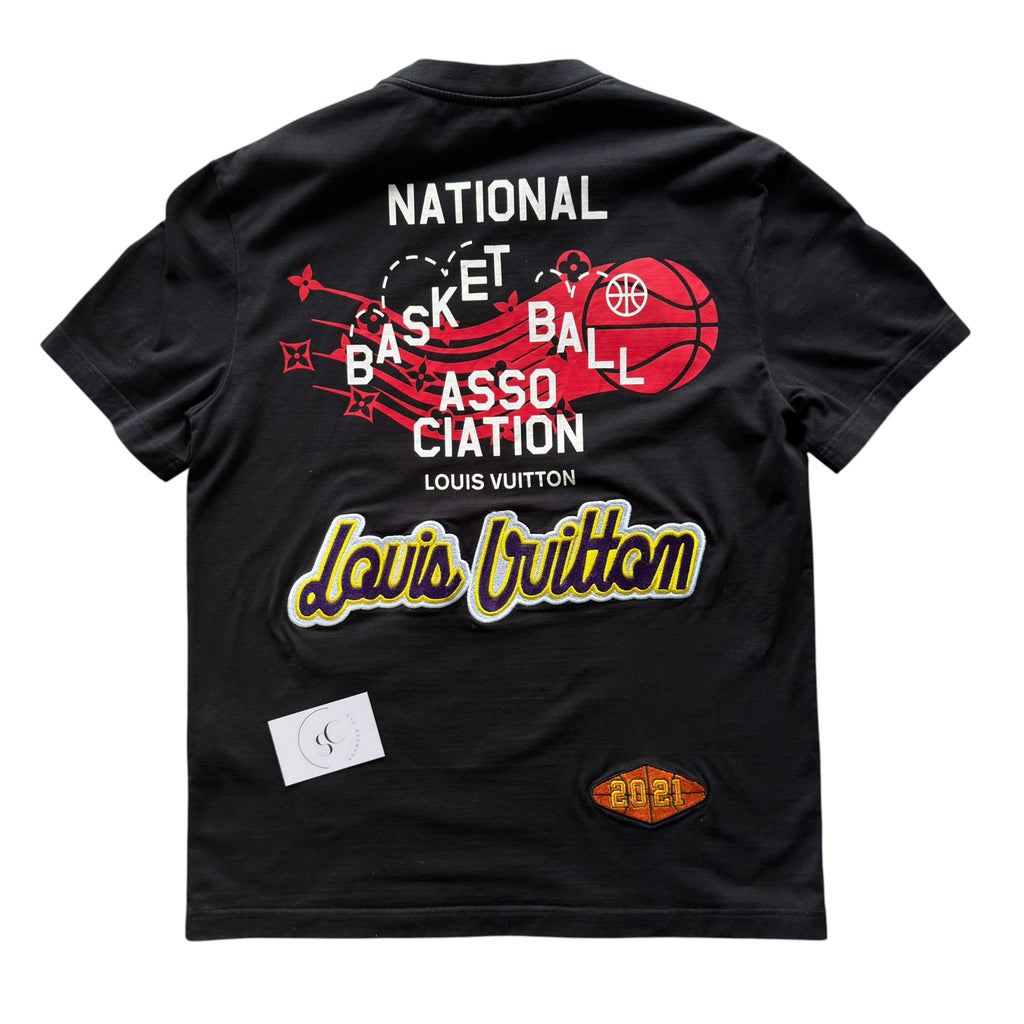 Louis Vuitton x NBA Black T Shirt