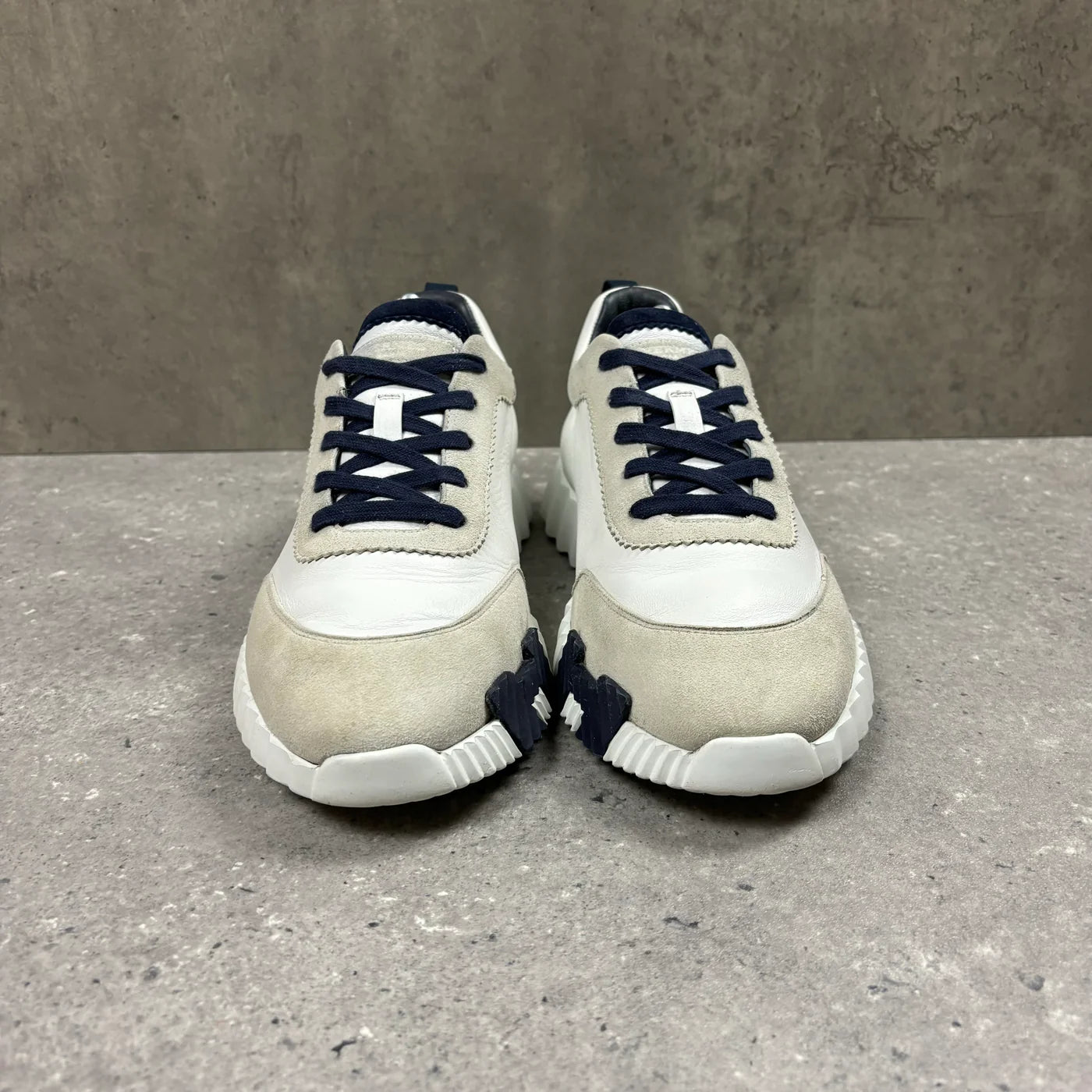 Hermes Bouncing Grey Trainers