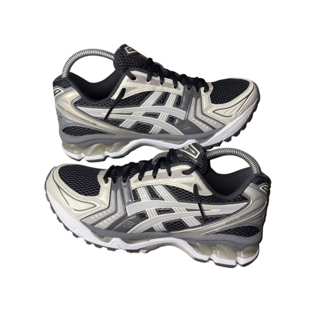 Asics Kayano 14’s Obsidian Cement Grey Trainers