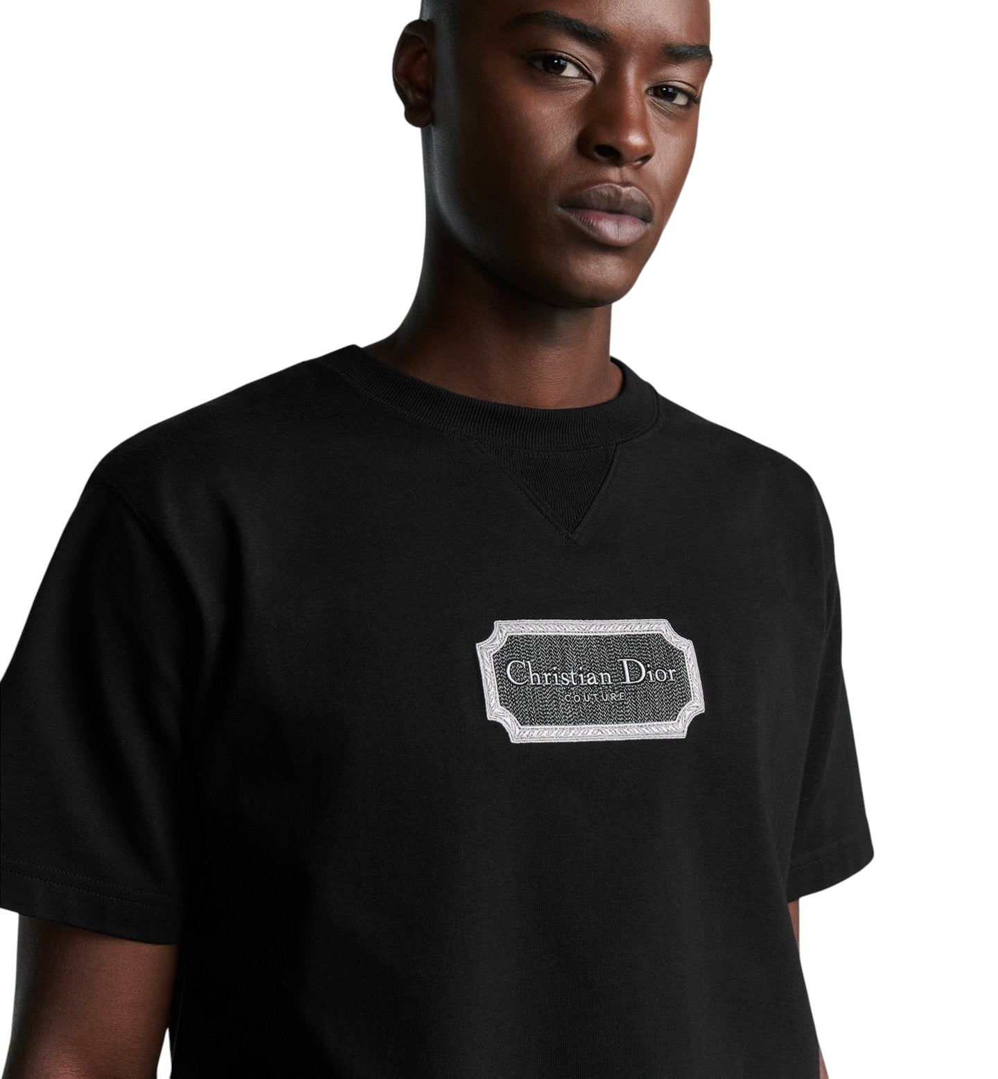 Dior Couture Black Logo T Shirt