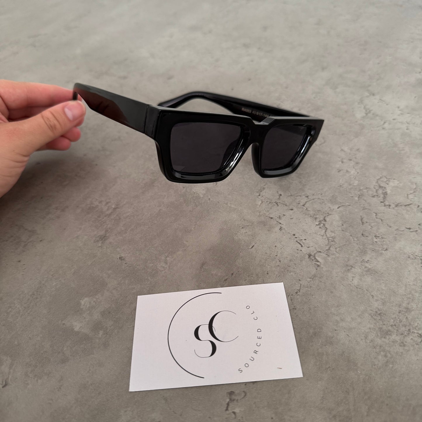 Black Millionaire Style Sunglasses