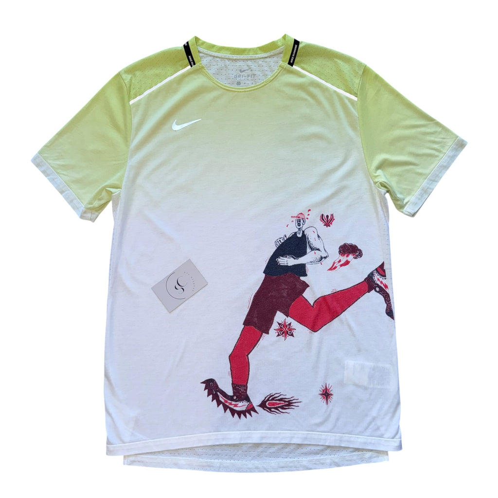 Nike Yellow Tokyo Miler Sample T Shirt