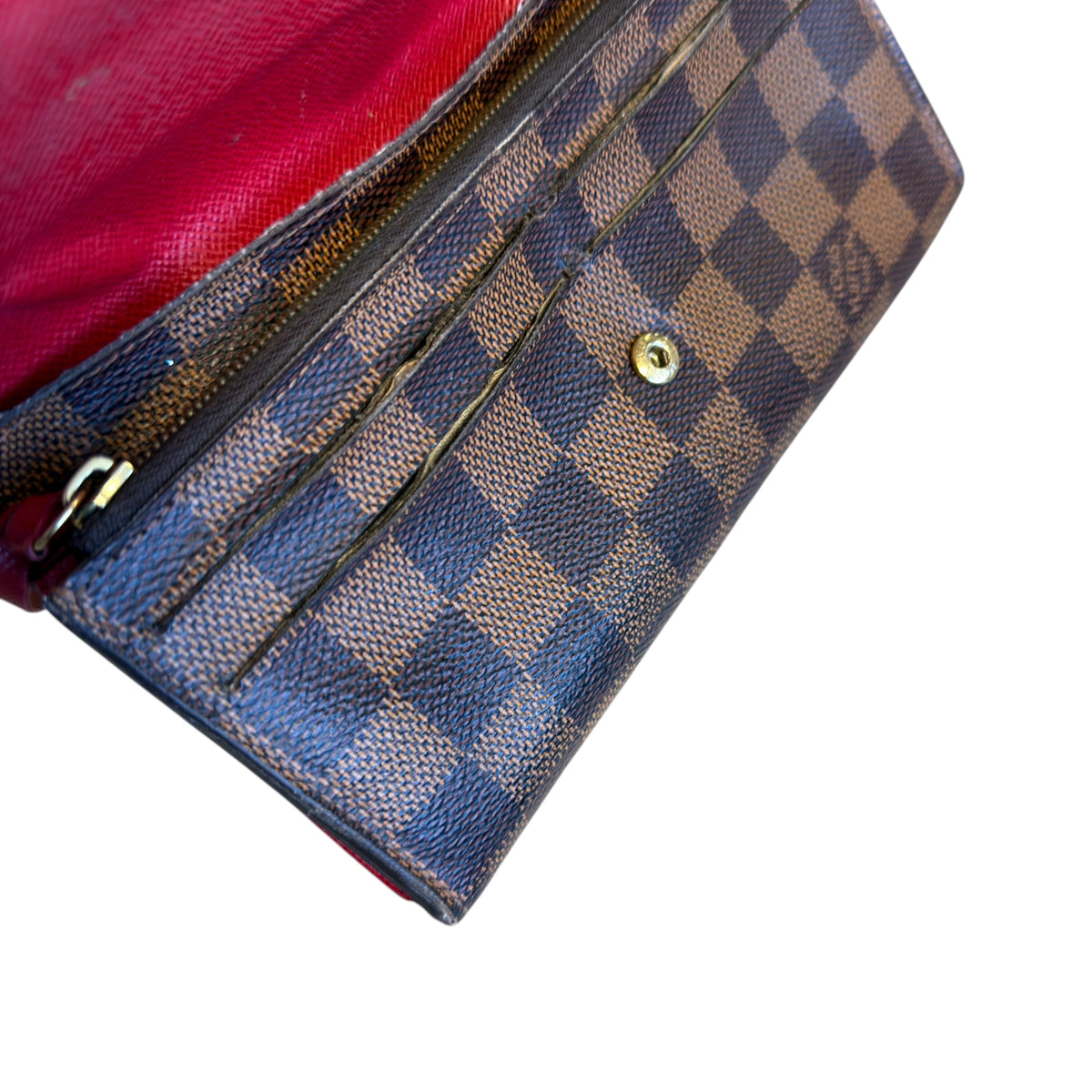 Louis Vuitton Damier Ebene Emilie Wallet