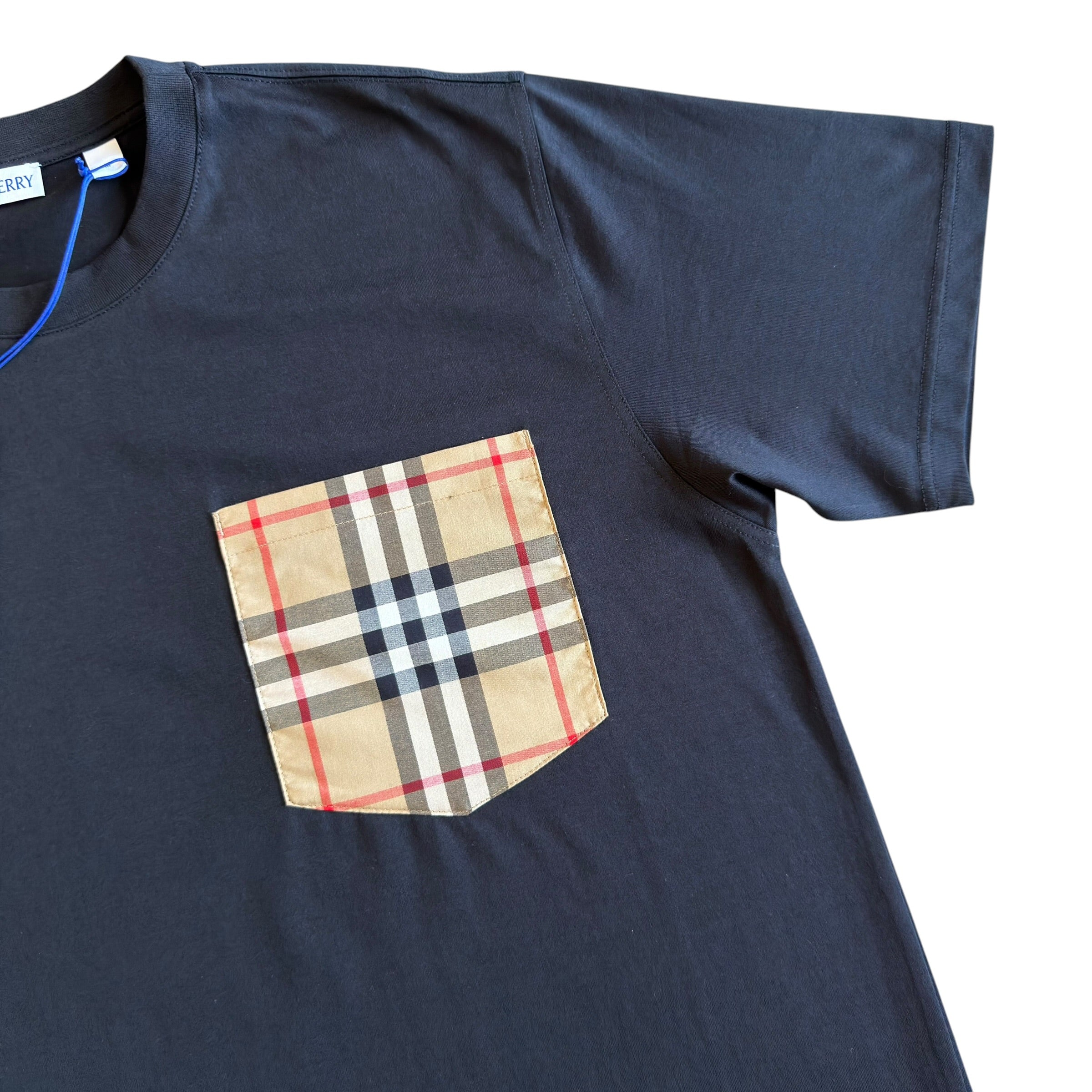 Burberry Black Pocket T Shirt