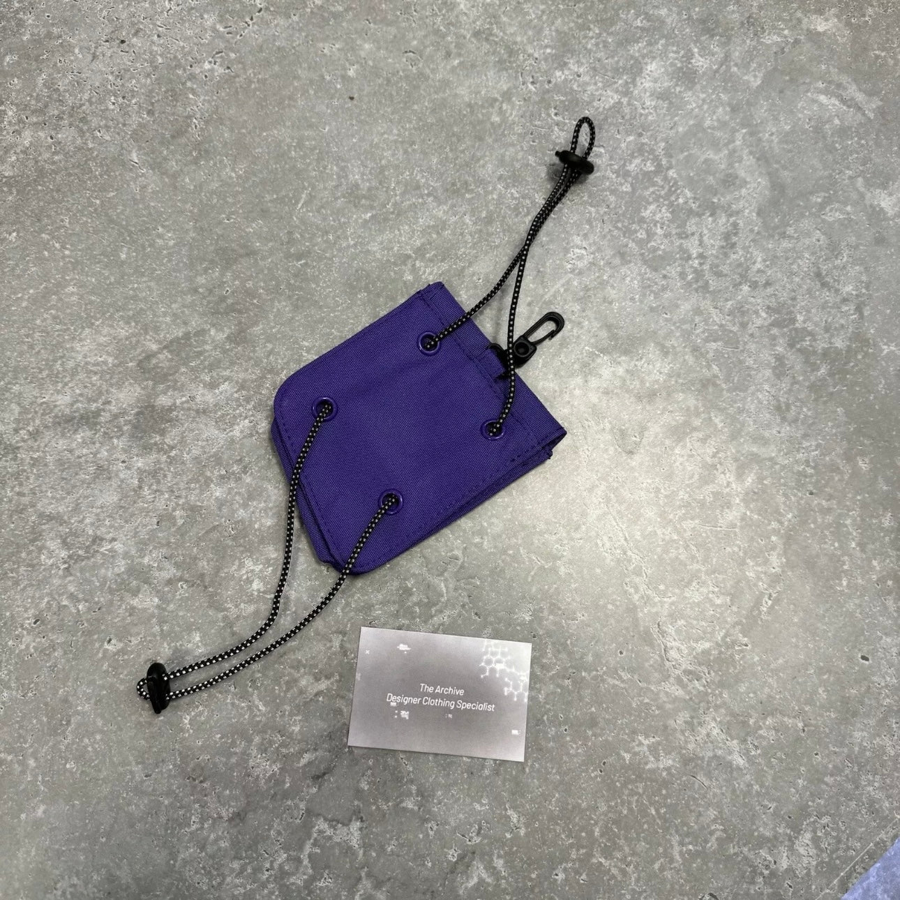 Ader Error Small Purple Pouch Bag