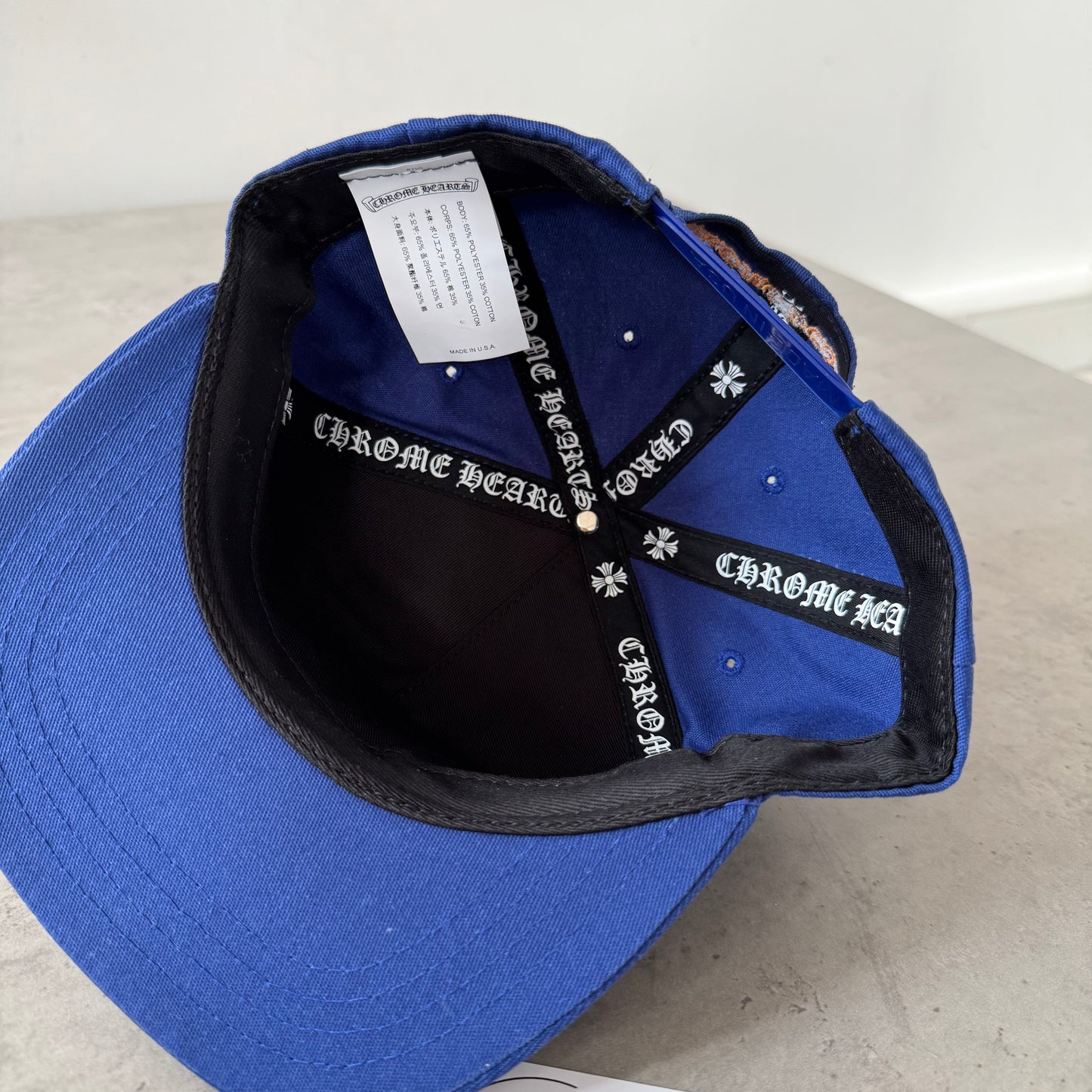 Chrome Hearts Blue Baseball Cap