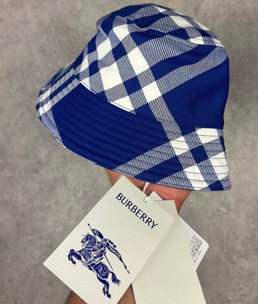 Burberry Blue Bucket Hat