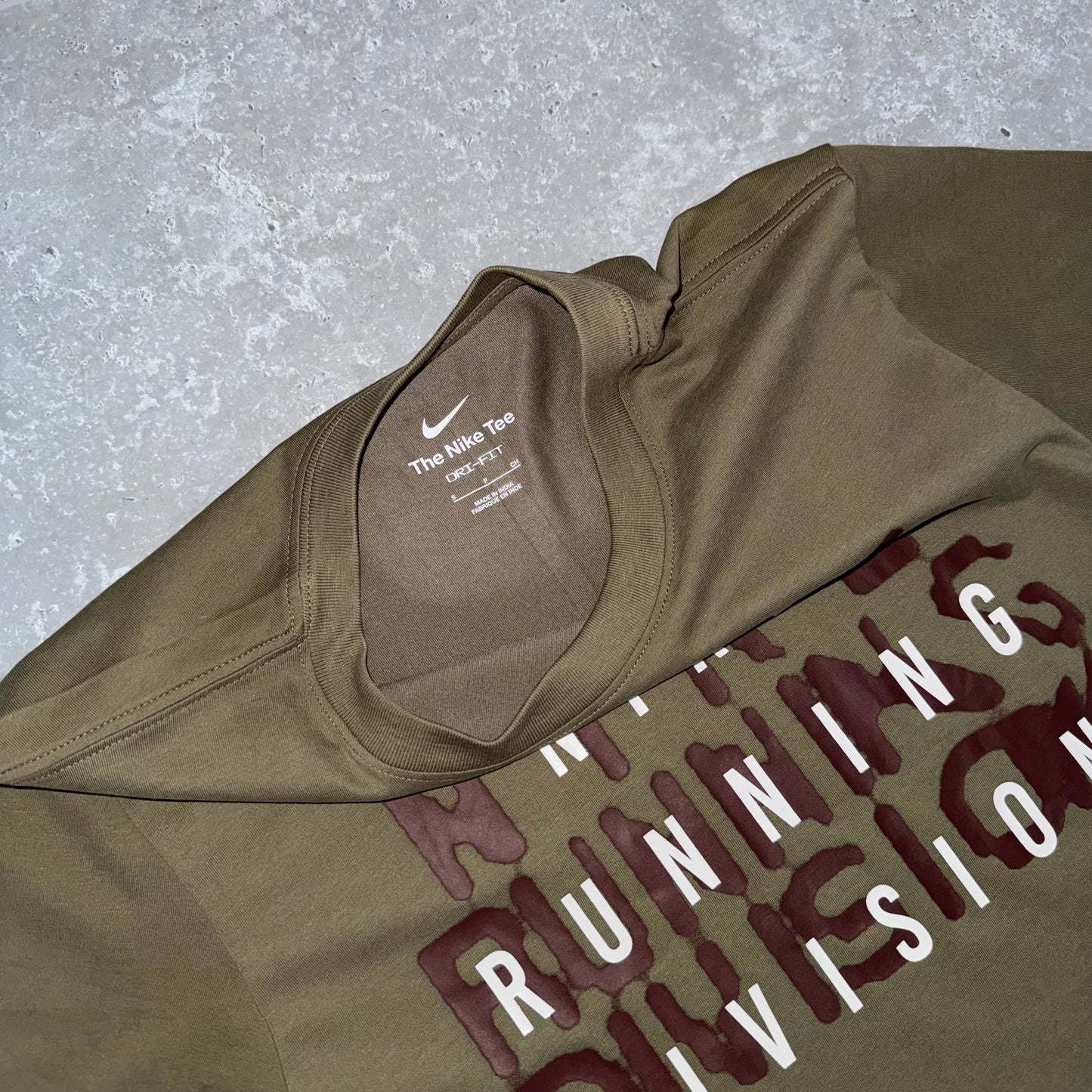 Nike Olive Running Division T Shirt
