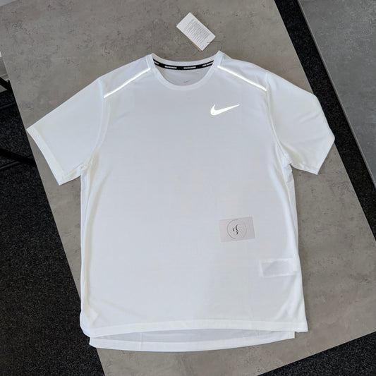 Nike White 1.0 Miler T Shirt