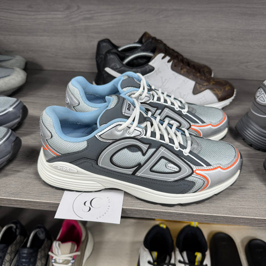 Dior B30 Silver Grey Trainers