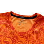 Nike Orange Digital Miler T Shirt