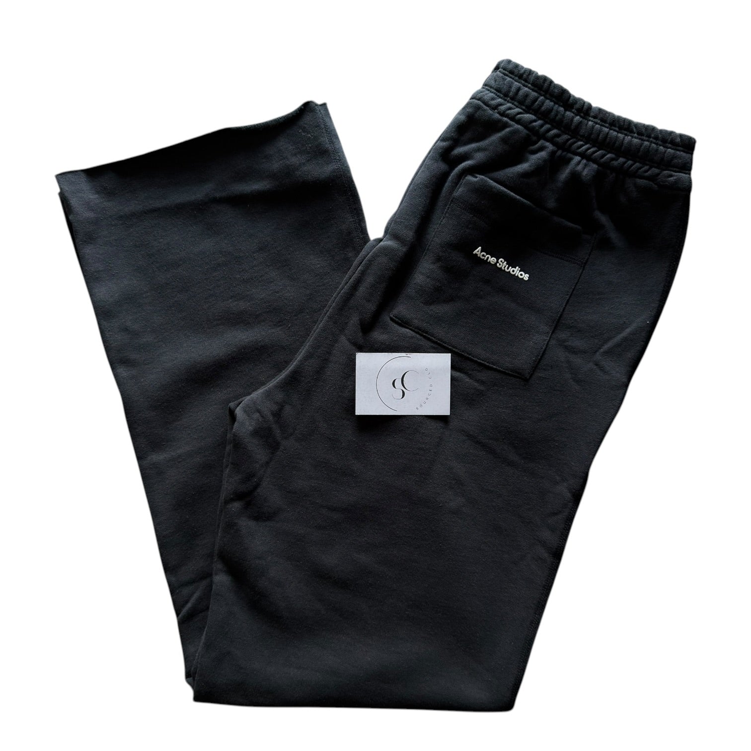 Acne Studios Black Printed Sweatpants