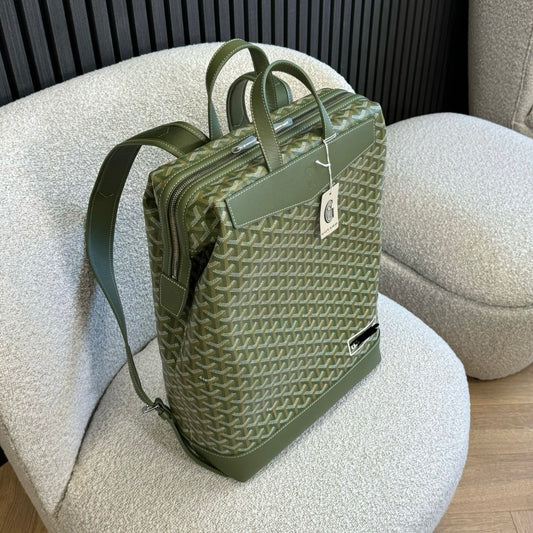 Goyard Khaki Cisalpin Backpack