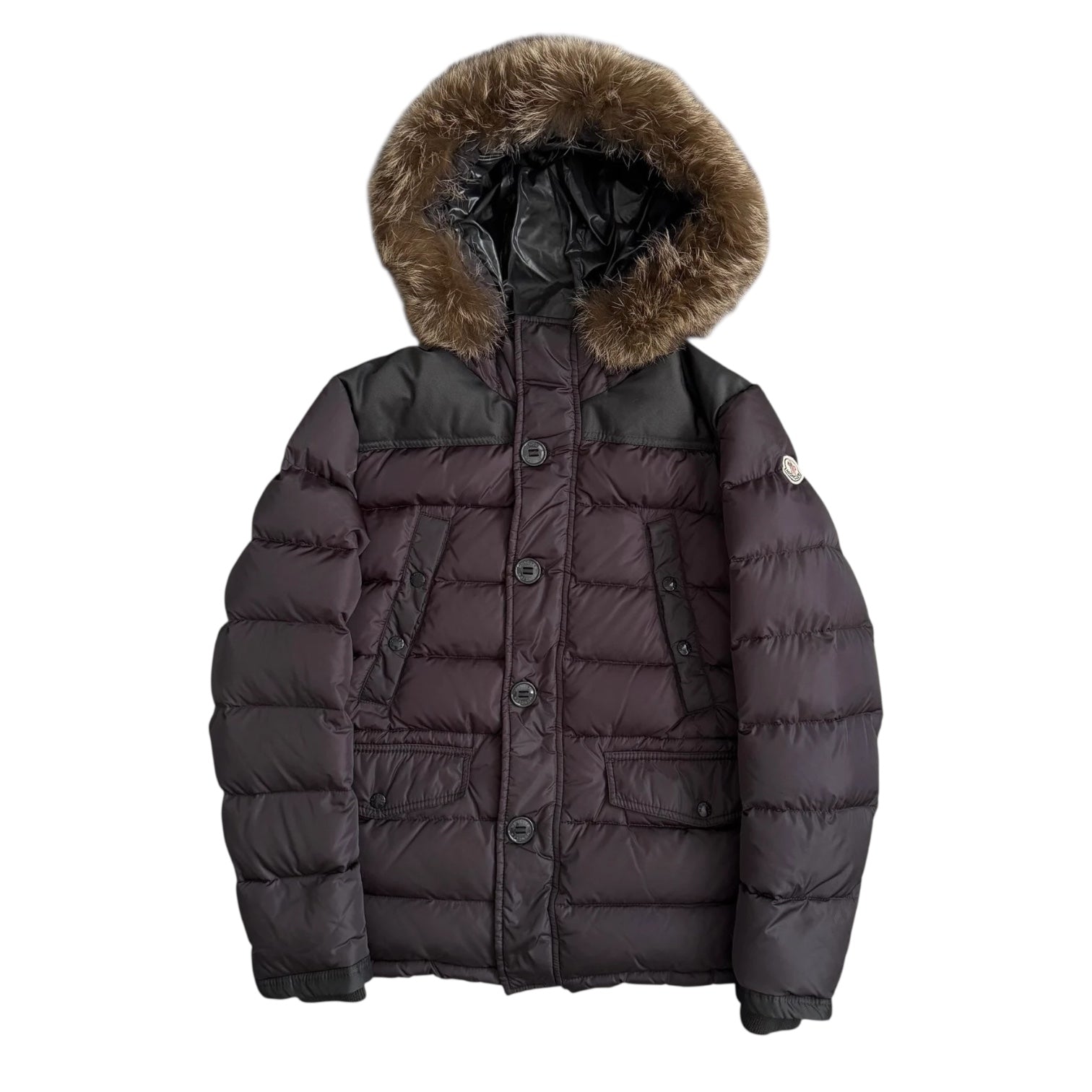 Moncler Charente Dark Grey Down Jacket