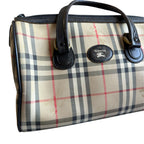 Vintage Burberrys Nova Check Boston Bag