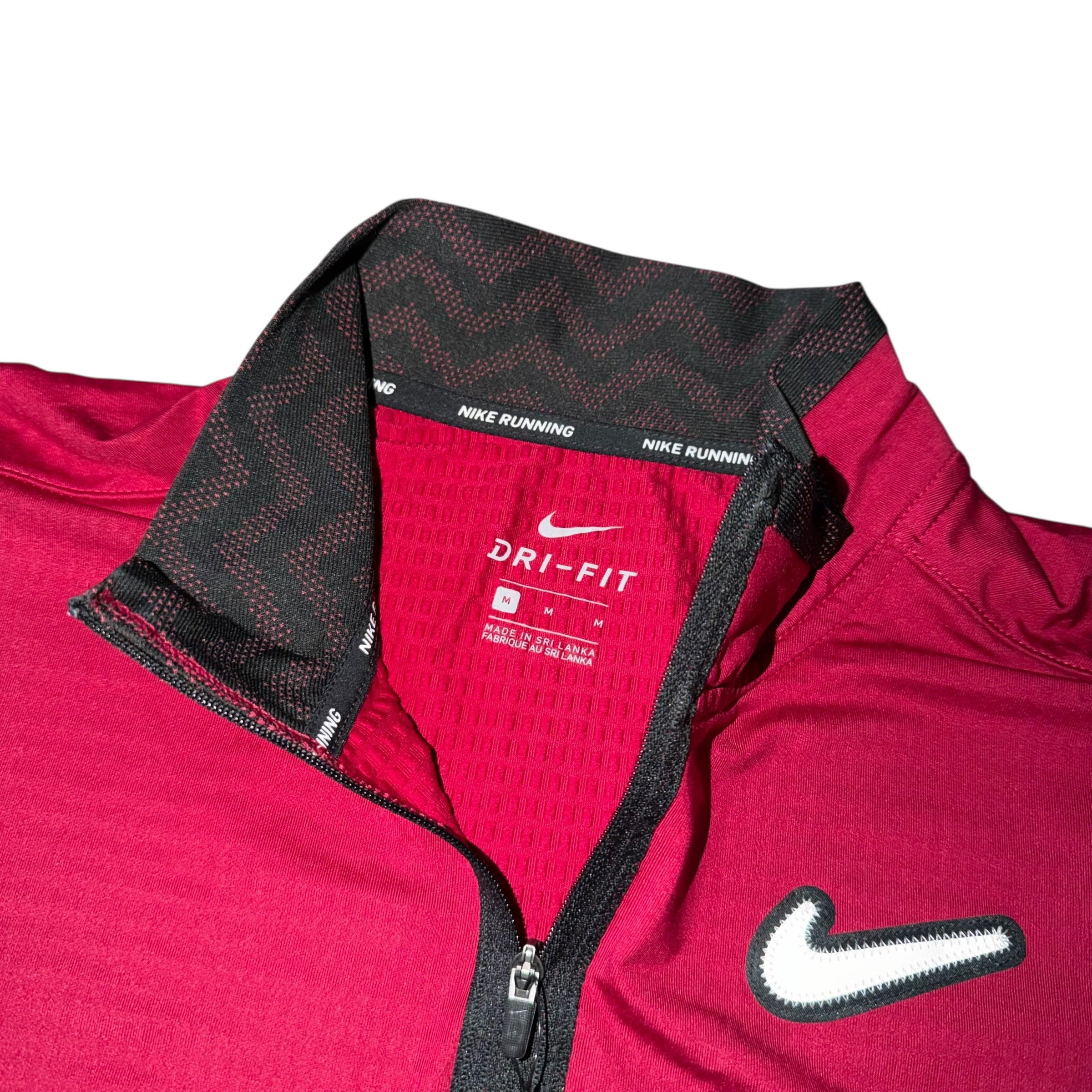 Nike Red Wild Run Element Half Zip