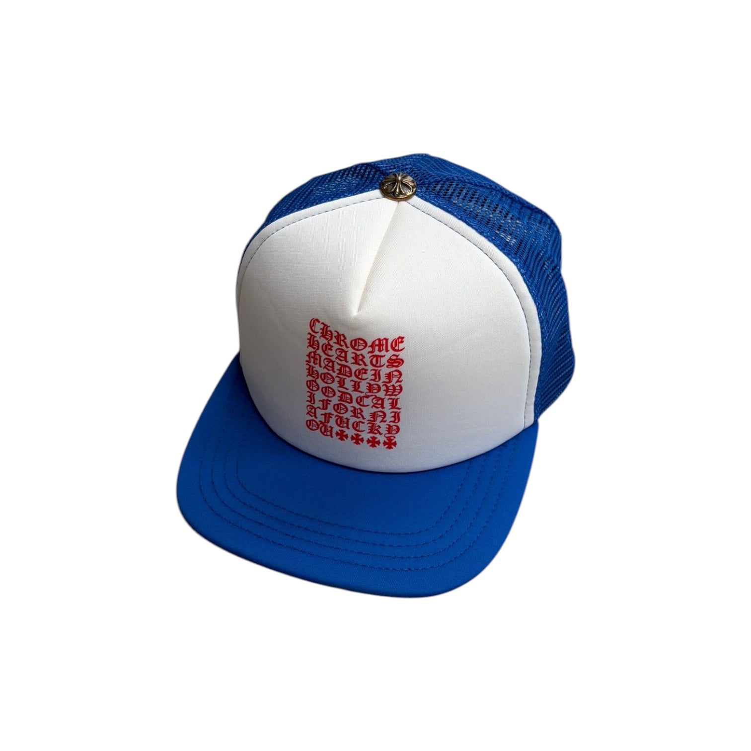 Chrome Hearts Eyechart Blue Hat