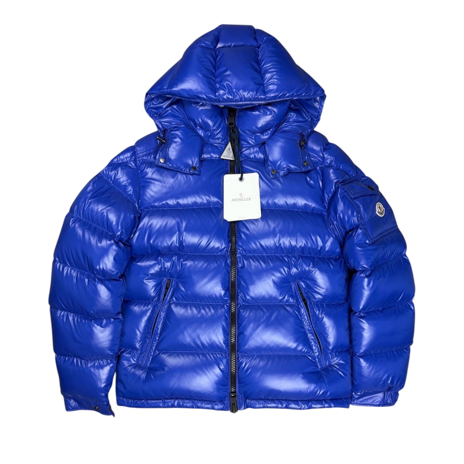 Moncler Lean Royal Blue Down Jacket