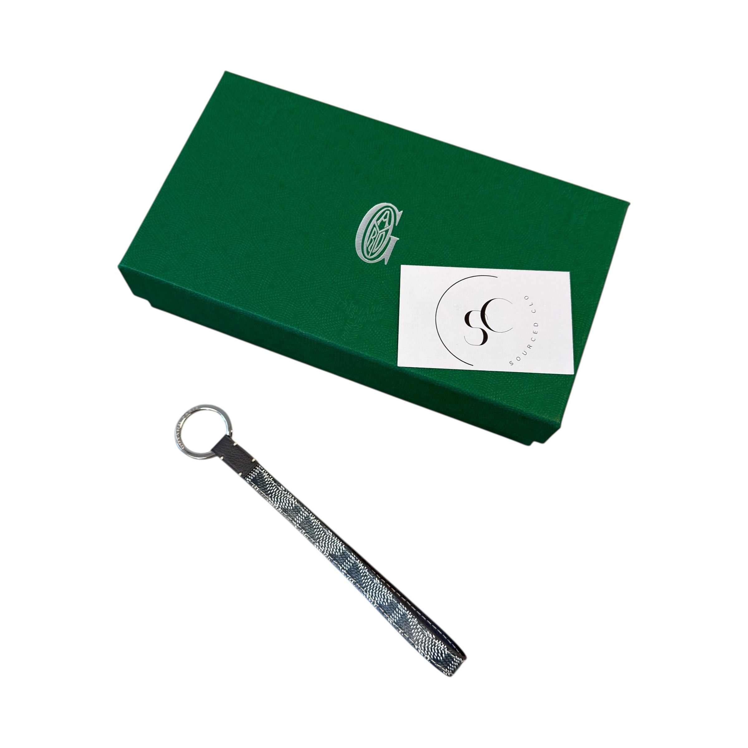 Goyard Sesame Grey Key Ring