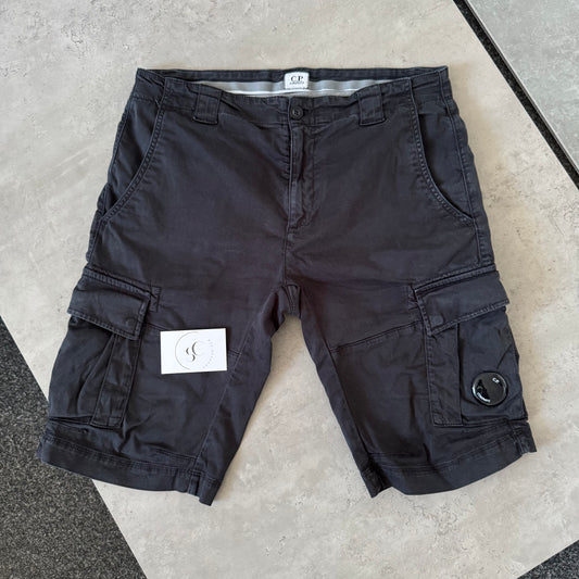 CP Company Black Cargo Shorts