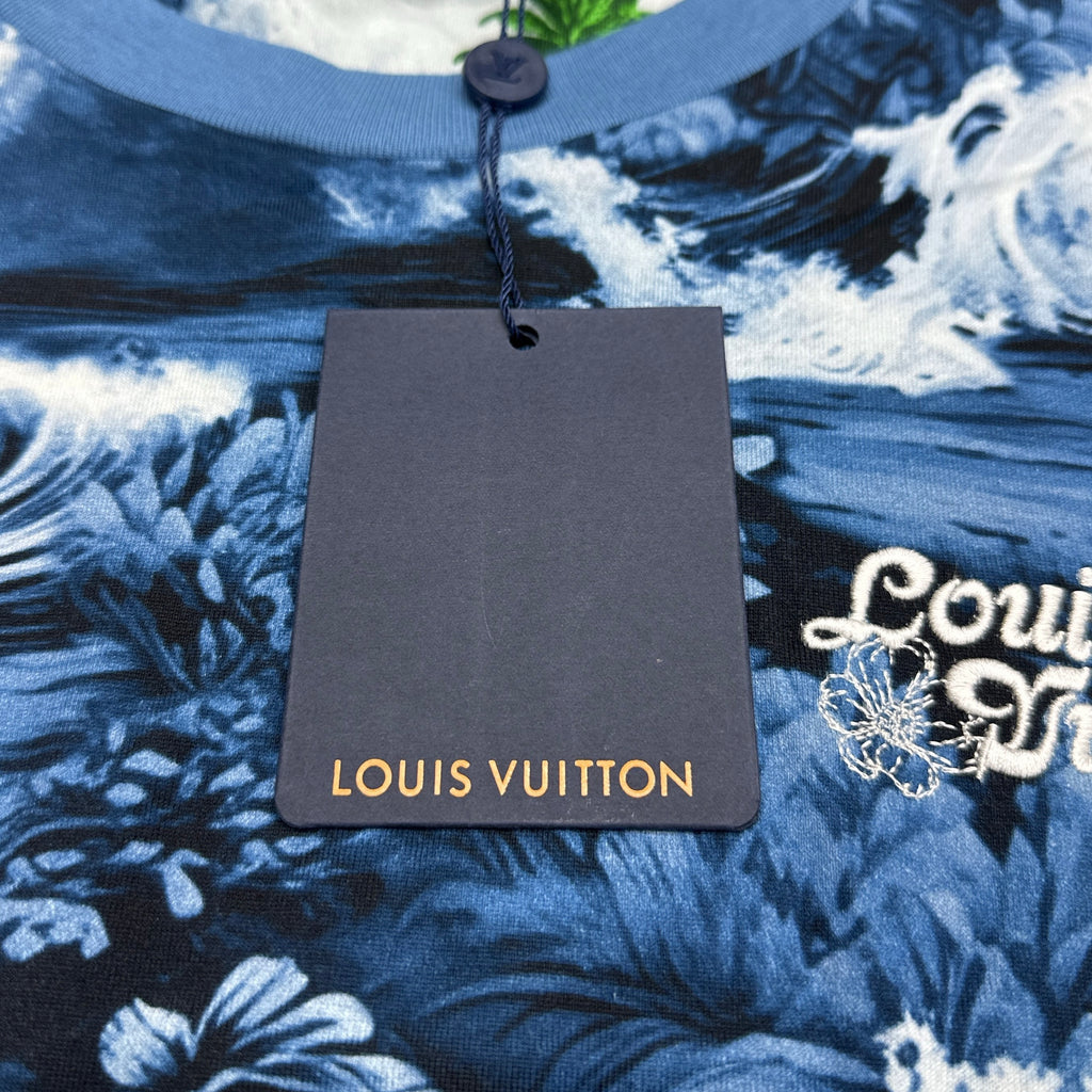 Louis Vuitton Blue Surf Printed T Shirt (PRE ORDER)