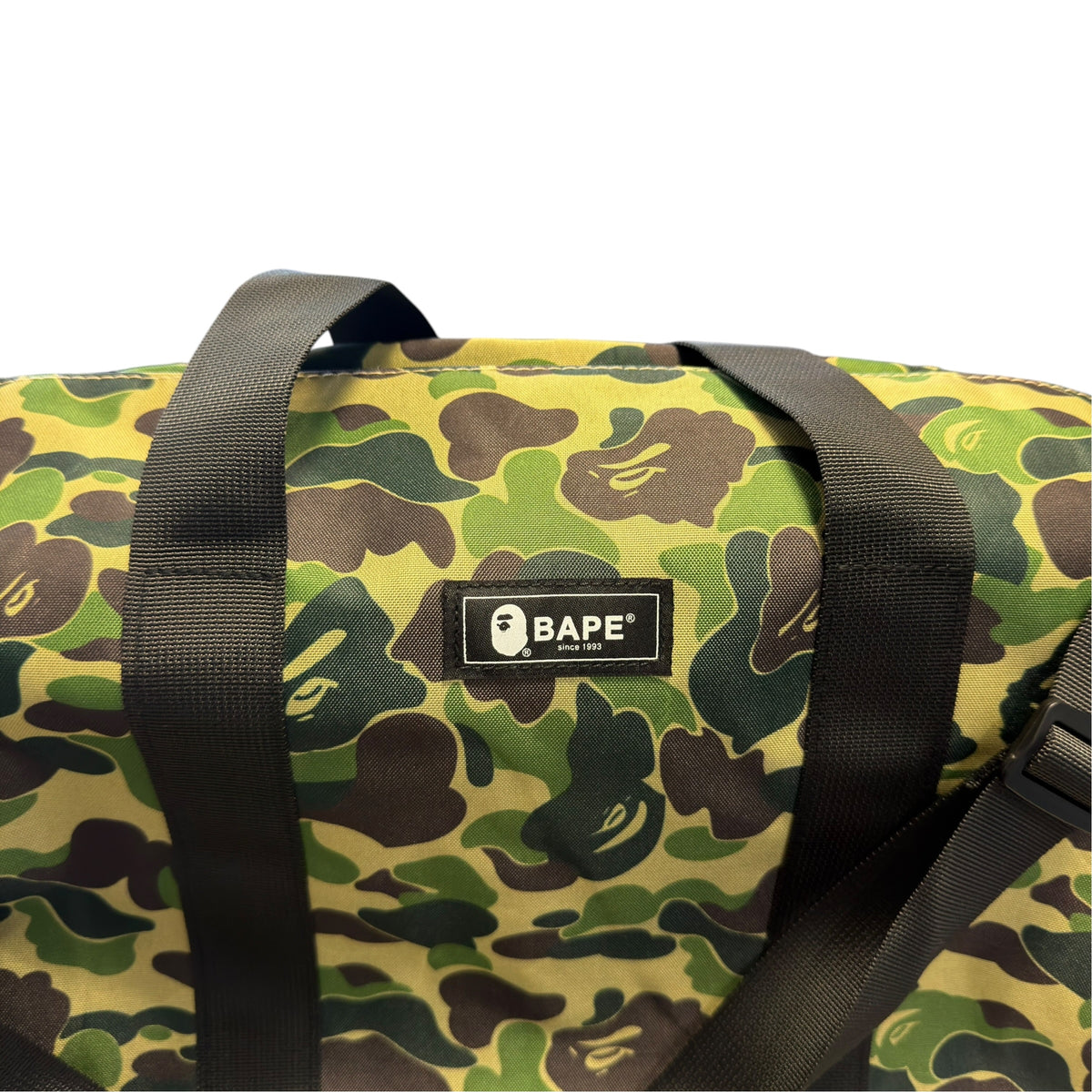 A Bathing Ape Bape Camouflage Duffle Bag
