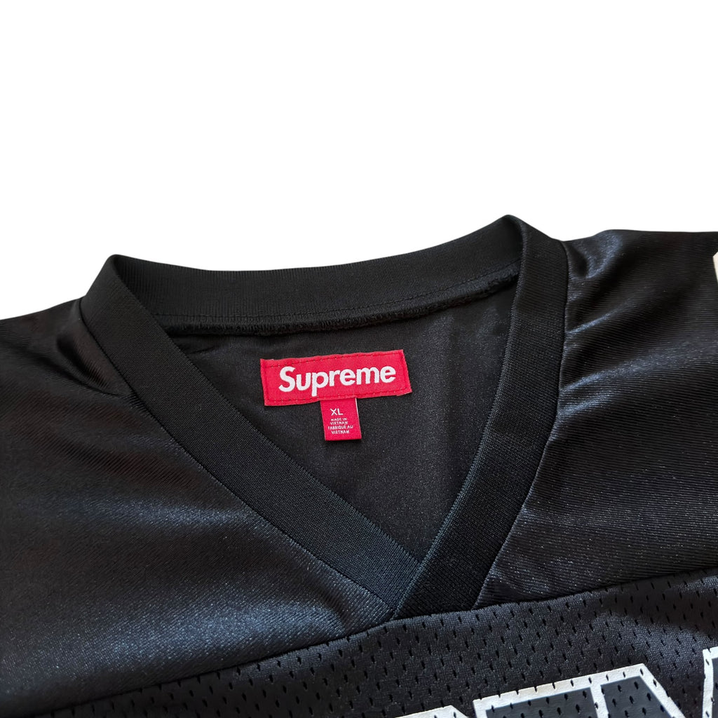 Supreme Black Bones Football Jersey